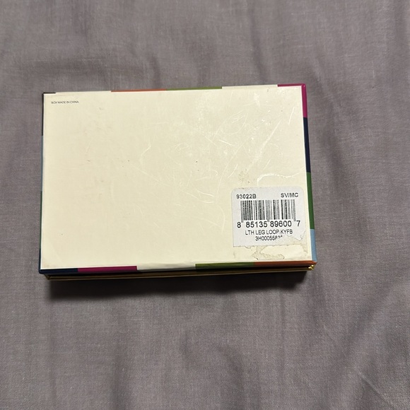 NWT Coach Leather Keychain - Picture 4 of 4